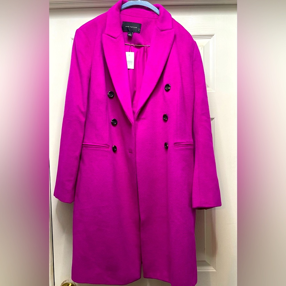 Ann Taylor Double Breasted Wool Coat